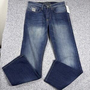 CINCH JEANS silver label men's 30  blue jeans MB98034017  mid rise straight leg